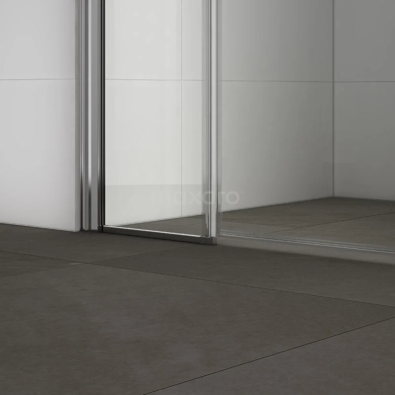 Zircon Comfort Douchedeur | 135 Cm Chroom Helder Glas Draaideur - Afbeelding 5