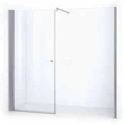 Zircon Comfort Douchedeur | 220 Cm Chroom Helder Glas Draaideur