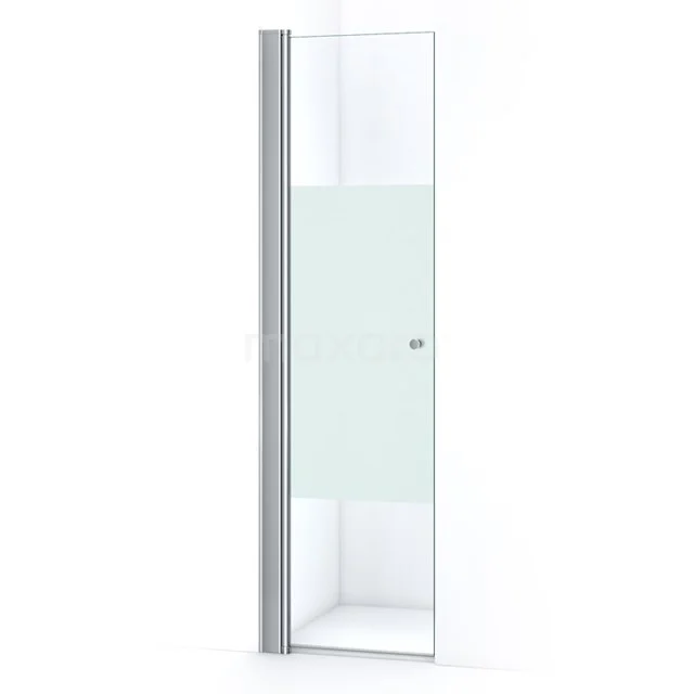 Zircon Comfort Douchedeur | 60 Cm Chroom Helder Met Matte Strook Pendeldeur