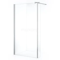 Zircon Comfort Inloopdouche | 100 Cm Chroom Helder Glas Vaste Wand Met Zijwand