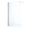 Zircon Comfort Inloopdouche | 120 Cm Chroom Helder Glas Vaste Wand