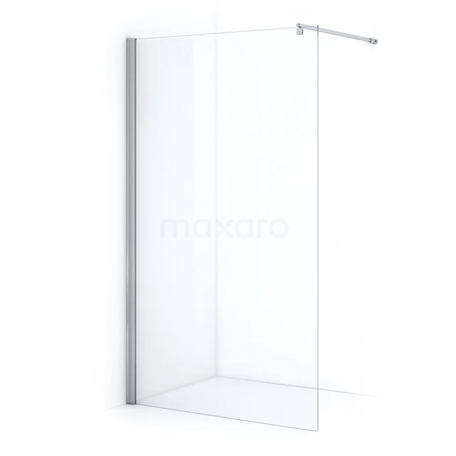 Zircon Comfort Inloopdouche | 120 Cm Chroom Helder Glas Vaste Wand