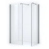 Zircon Comfort Inloopdouche | 70x70 Cm Chroom Helder Glas 2 Vaste Wanden