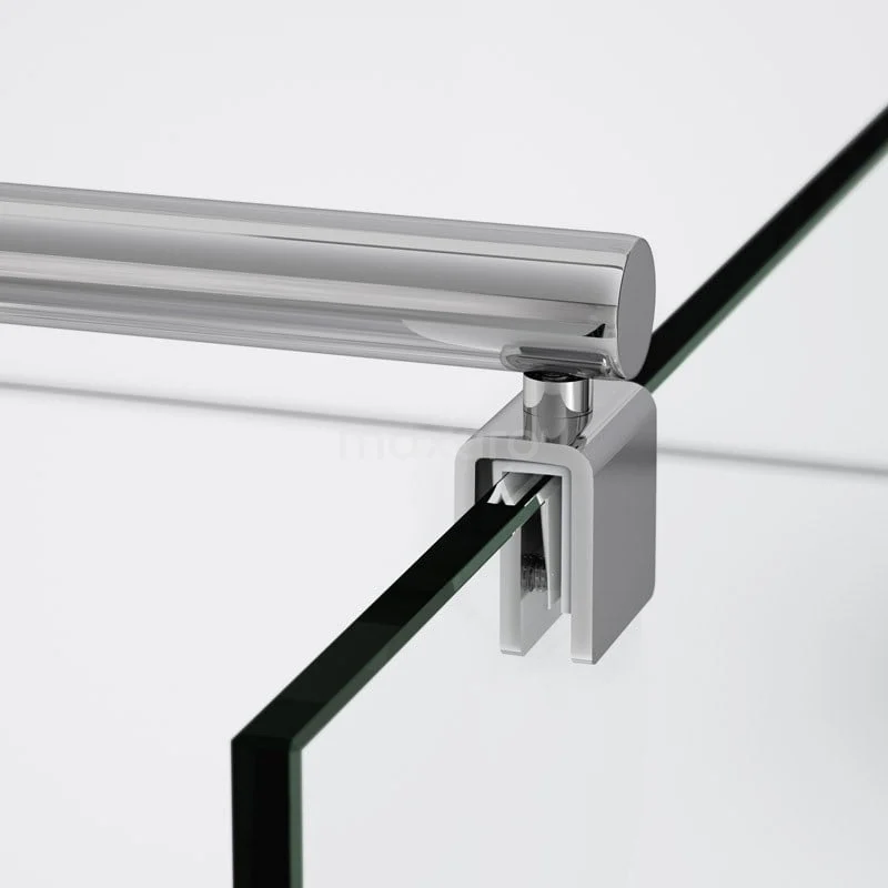 Zircon Comfort Inloopdouche | 70x70 Cm Chroom Helder Glas 2 Vaste Wanden - Afbeelding 6