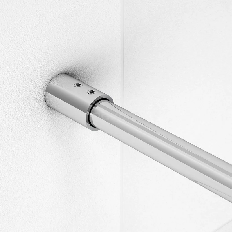 Zircon Comfort Inloopdouche | 90 Cm Chroom Helder Glas Vaste Wand Met Draaibare Zijwand - Afbeelding 6