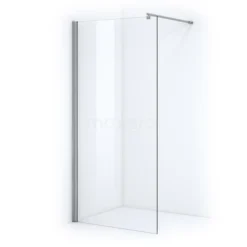 Zircon Essence Inloopdouche | 100 Cm Chroom Helder Glas Vaste Wand